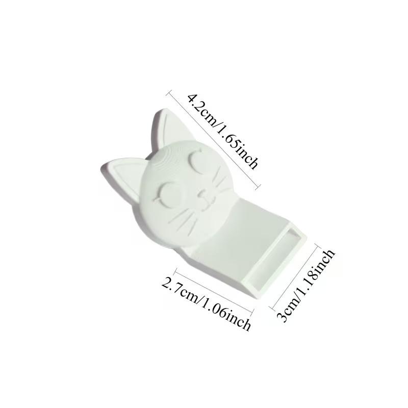 Cat Shape Can Opener for Pets Manual Ring Pull Opener Portable Design for Home Kitchen Pet Food Cans