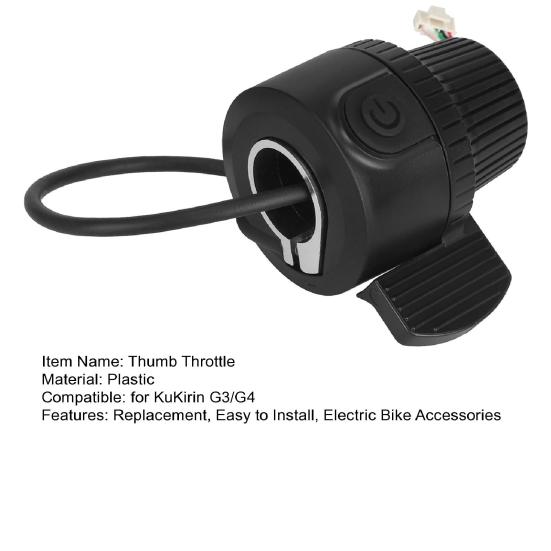 Electric Scooter Thumb Throttle for KuKirin G3/G4 Thumb Speed Controller Accelerator Power Switch Electric