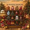 Weihnachts-Tischfiguren mit verschiedenen festlichen Designs, perfekt für Zuhause, Büro, Weihnachtsfeier, Schreibtischdekoration