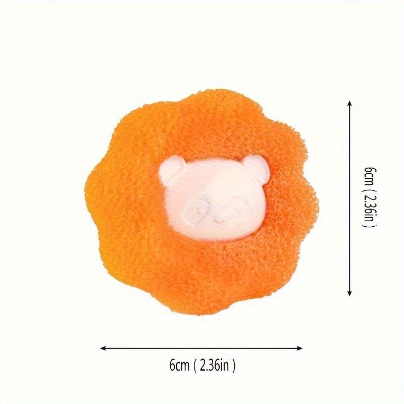 4Pcs Washing Machine Sponge Cleaning Ball | Hair Removal Decontamination Anti-Entanglement | Washing