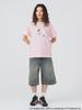 Ray Beams S/S Tee [Special Order] GOOD ROCK SPEED LIFE PC Foil Print T-Shirt, Women's, Pink, One Size