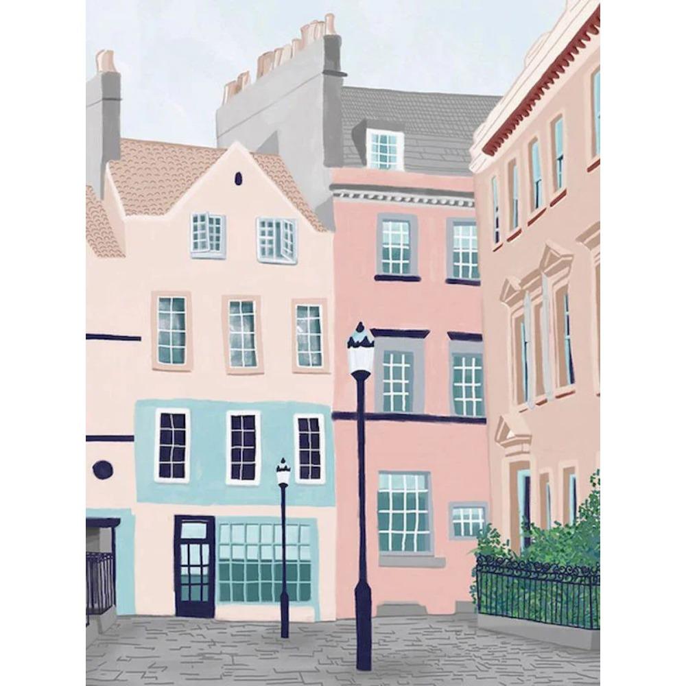 Diamant-Gemälde voller Bohrer, Stadtlandschaft, rundes Diamant-Gemälde, handgefertigte Kunst, Mandala, Diy-Diamant-Mosaik-Gemälde, Heimdekoration