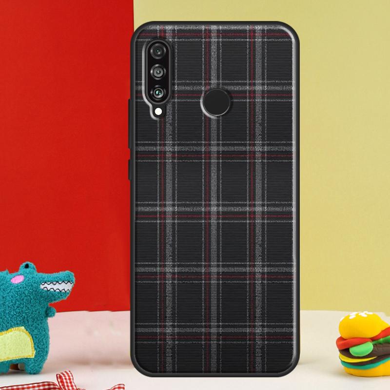 Buffalo Plaid Pattern For Huawei Nova 12i 12s 11i 5T 9 10 SE Y91 Y90 Y60 Y70 Y72 Y61 P60 Pro P20 P40 P30 Lite Case