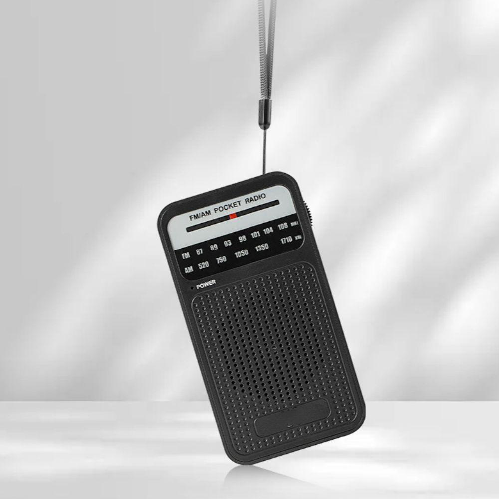 Mini AM FM Pocket Radio Headphone Jack Portable Radio Universal Transistor Radio  Walking