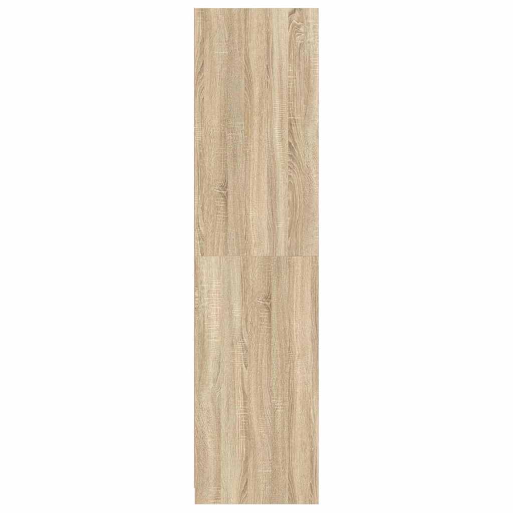 Wardrobe in Sonoma Oak 100 x 50 x 200 cm Particleboard