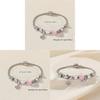 Diy Heart Charm Bracelet With Alloy Pendant For Women And Men