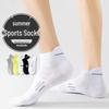 Atmungsaktive Laufsocken für Herren - Leicht, Scheuerfrei, Baumwoll-Mesh, Kurz