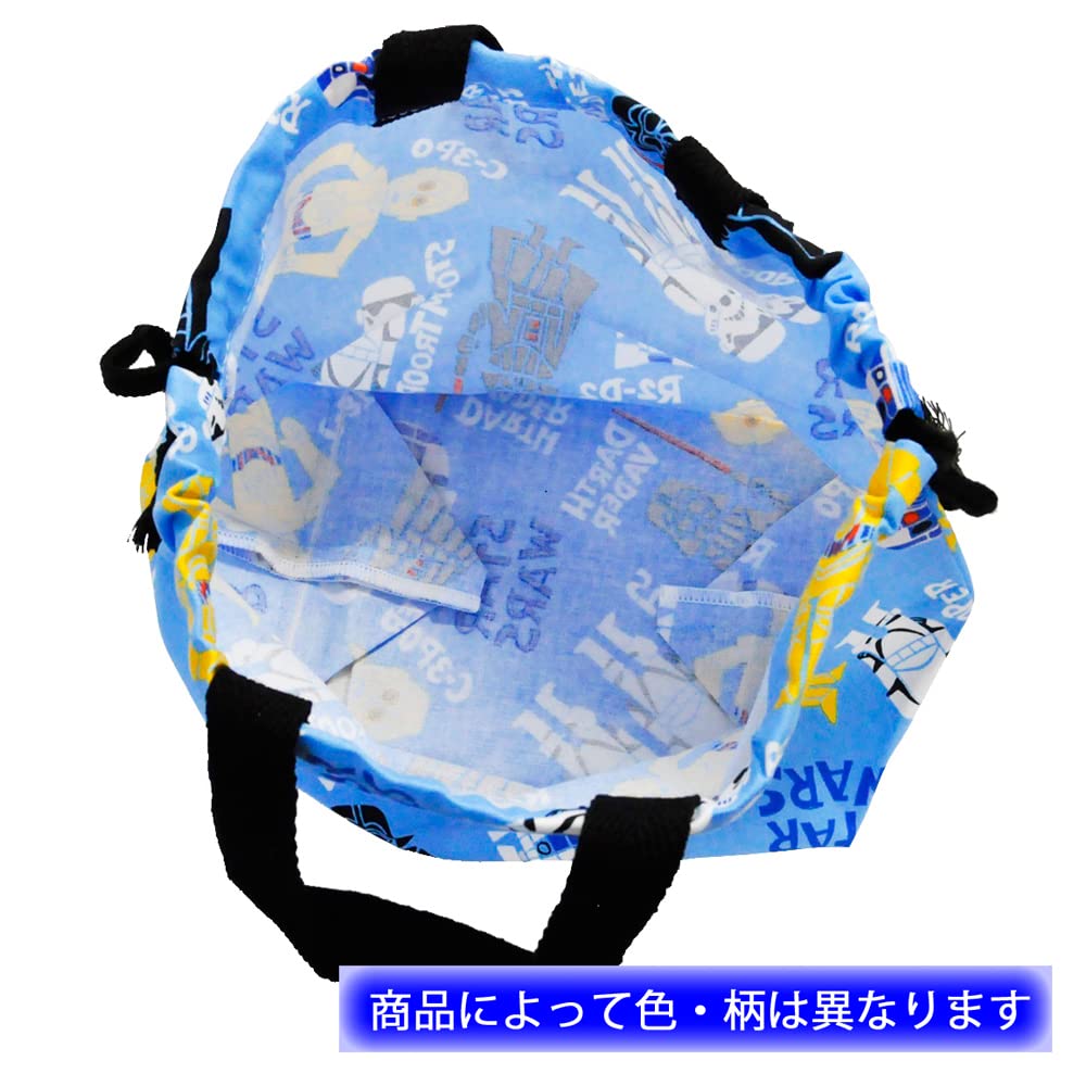 Skater Lunch Bag with Disney Winnie the Made in Children's Drawstring, Gusseted, Pooh, LOVEGROW, Japan, KB7-A