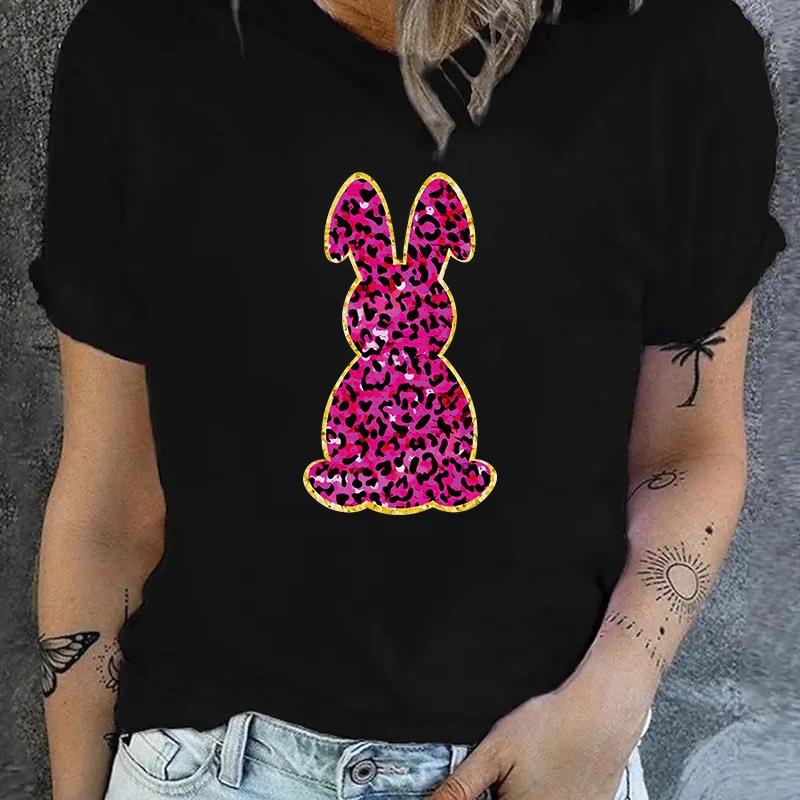 Women s Simple Crew Neck T-Shirt, Regular Fit & Low-Maintenance XXL чёрный