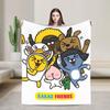 K-Kakaos F-Friends Ryan Blanket  Super Soft Fashion Plush Bedding Throws For Outdoor Travel Office Flannel Bedspread Bed Cover
