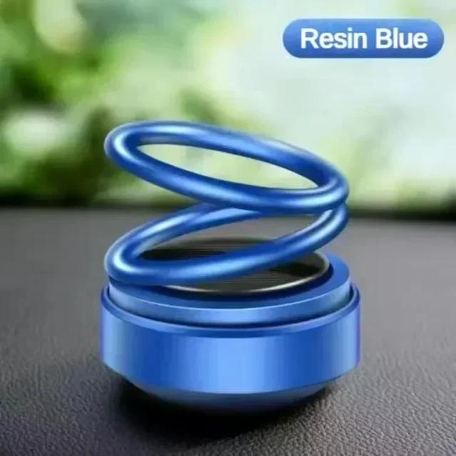 Car Air Freshener Double Ring Aromatherapy Diffuser Rotating Solar Freshener Aromatherapy Fragrance