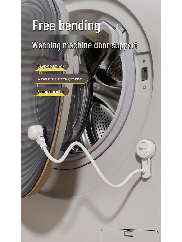 Washing Machine Door Deodorant Fixing Device: Anti-Closing Double-Sided Sticker and Ventilation Buckle