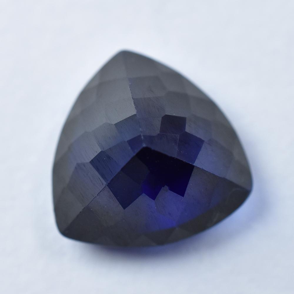 Natural Blue Sapphire Loose Gemstone Certifed Ceylon 6 Ct Trillion Cut September Birthday Birthstone