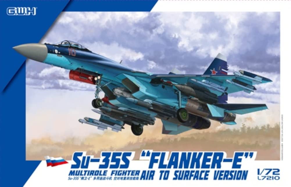 

Great Wall Hobby 1/72 Scale Russian SU-35S Flanker-E Air-to-Ground Weapons Equipped Plastic Model Kit L7210