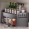 Cloud Frost Punch-Free Wall-Mounted Seasoning Storage Rack