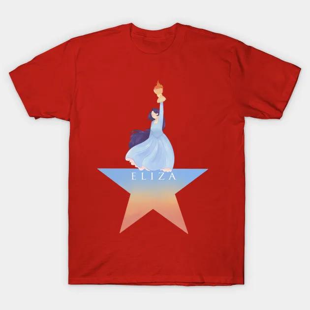 Eliza Schuyler Hamilton American Musical TShirt 100 Cotton ONeck Summer Short Sleeve Casual Mens Tshirt Size S3XL S