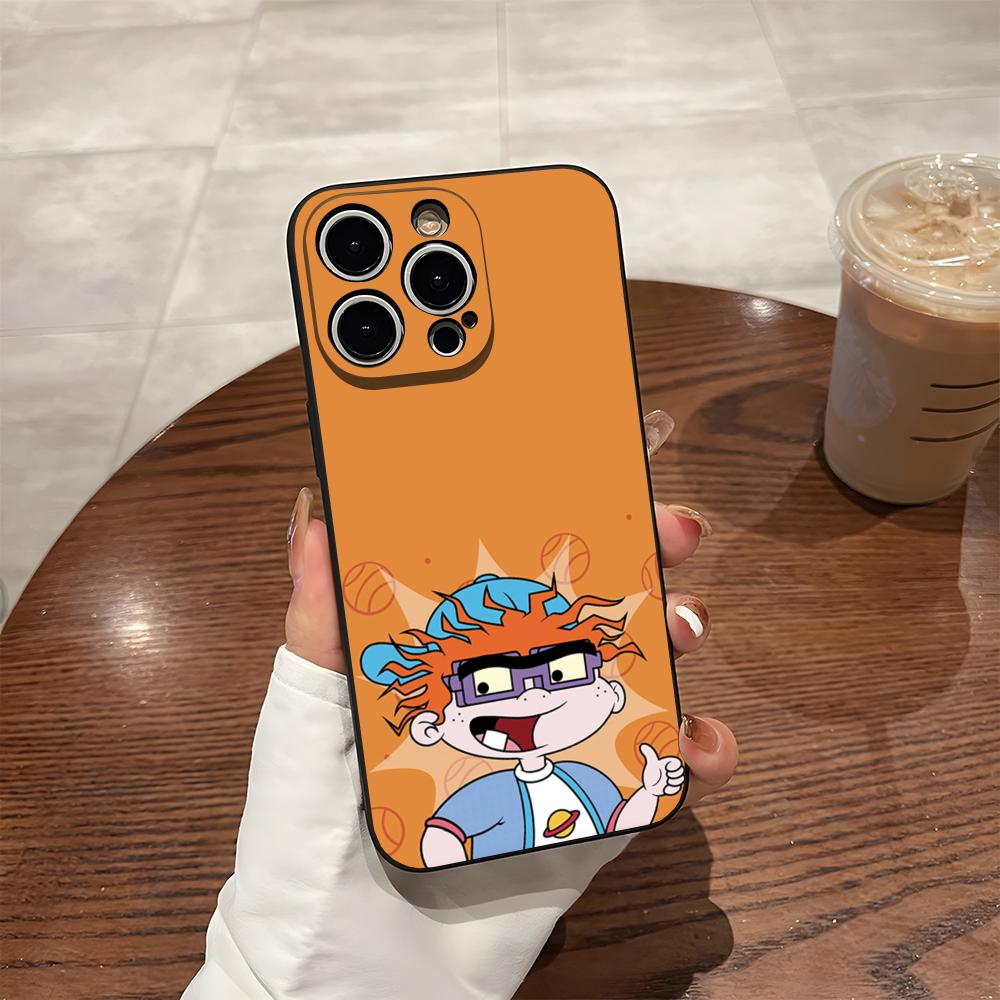 Phone Case For 17 Pro Max Iphone 14 Pro Max 12 16 15 13 Pro 11 Xr X Xs 8 7 Plus Back Cover Boy & Girl Rugrats Chuckie's