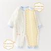 Newborn Quilted Cotton Jumpsuit: Spring/Autumn Padded Pajamas & Crawling Outfit