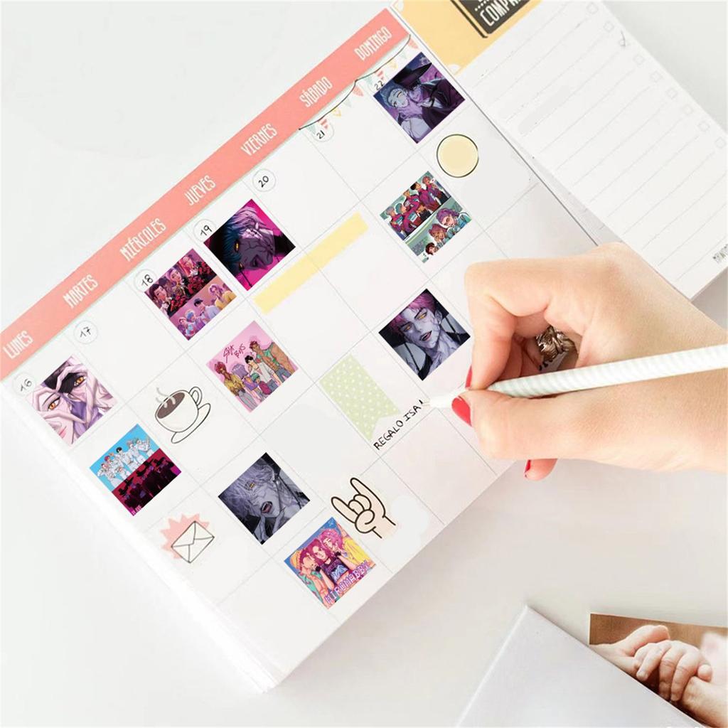Anime Peripheral Sticker Roll, 500 Peripheral Sealing Stickers DIY Hand Journal Stationery Notebook Decoration Cutting Tape
