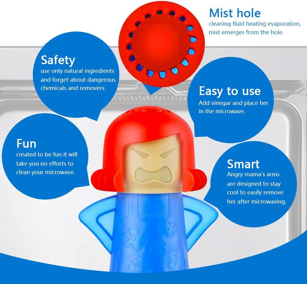 Cross-Border Angry Mom Spray Degreaser for Microwaves