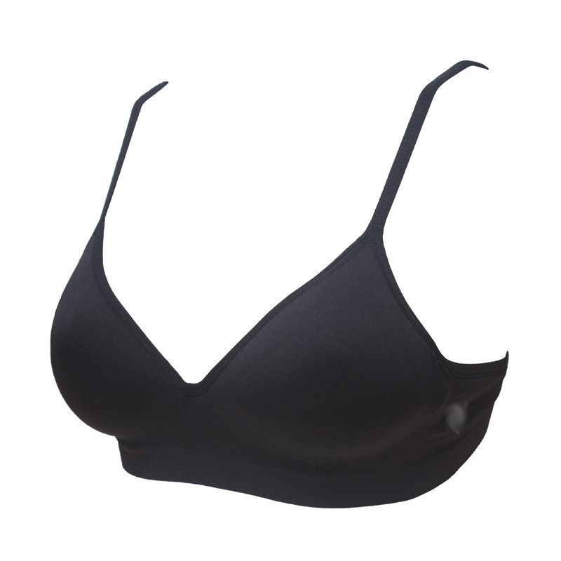 

Big Brand Leopard Medium and Low Strength Sports Bra Fixed Integrated Chest Pad Yoga Fitness Sports No Steel Ring Bra Black 80A