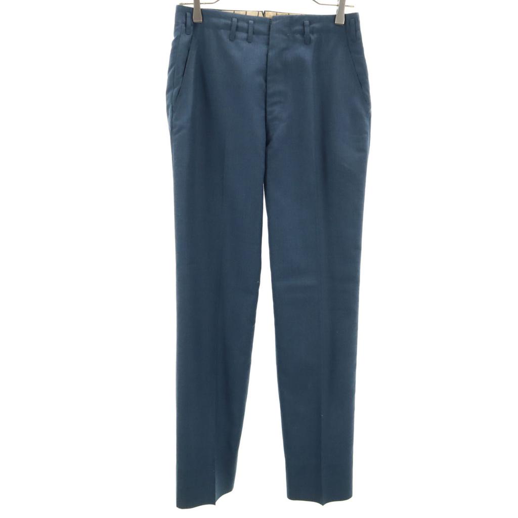 VINTAGE 60s 70s Vintage Talon Zip Slacks pants blue Men's Used