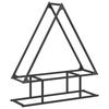 Firewood Rack Black 80 x 25 x 90 cm Cold Rolled Steel