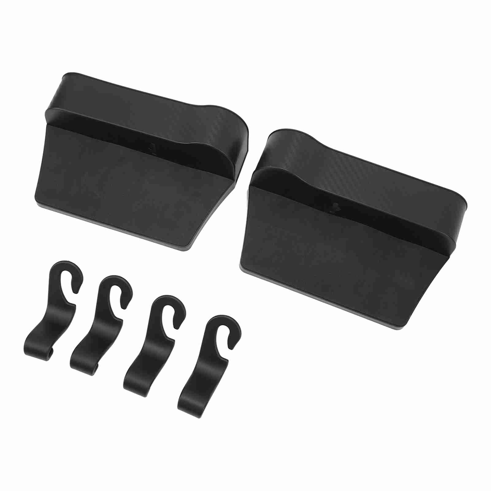 

2pcs Car Seat Crevice Storage Box Universal Multifunctional Side Pocket for Phone Cp Cards Keys