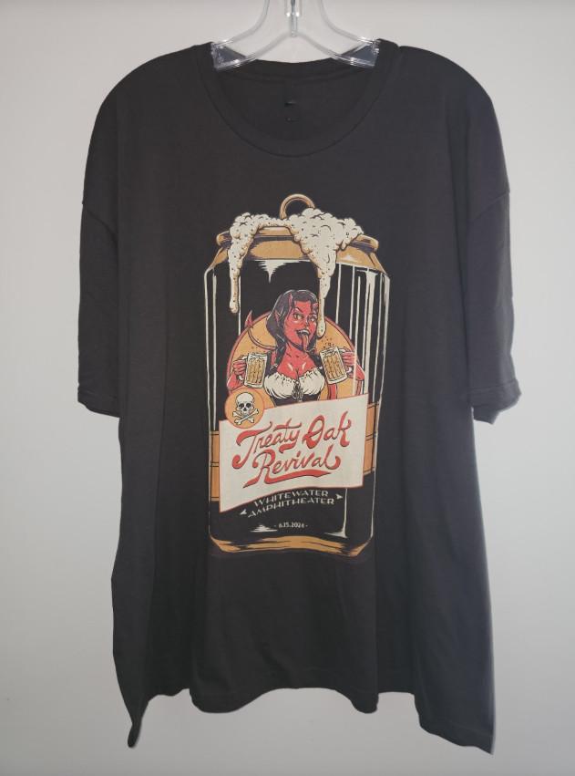 Band Treaty Oak Revival Show Unisex 100% Cotton T-Shirt WA667 XXXXL