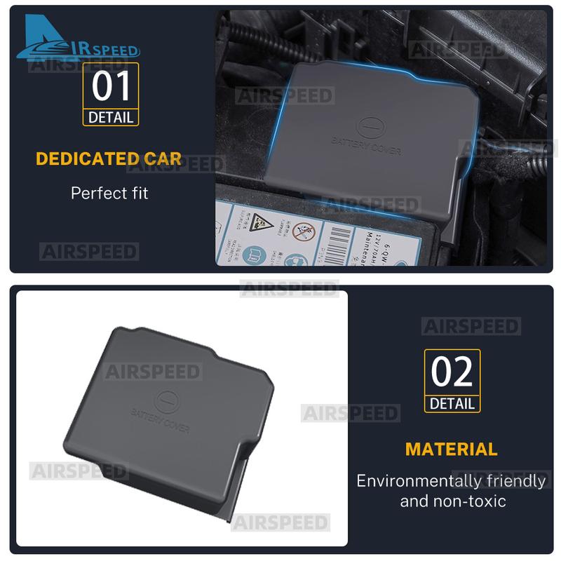 Car Battery Negative Terminal Protective Cover For Ford Ranger  2024 Waterproof Dustproof Interior Accessories