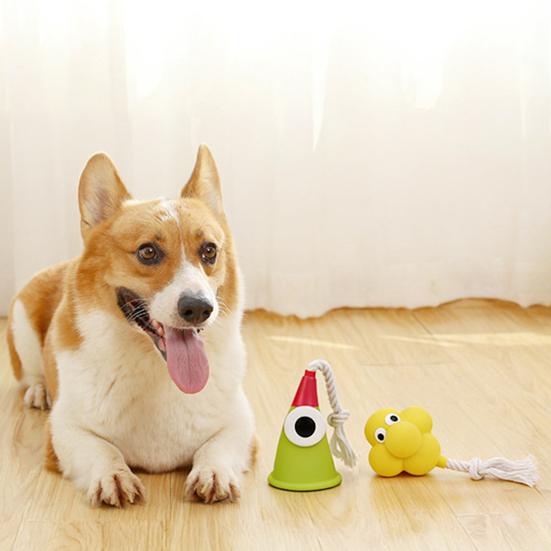 Pet Toy Soft Latex Material Sound Design Interactive Puppy Chew Toy Cartoon Design Teeth Oral Health Safe Chew Toy