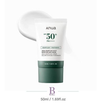 Crema solar hidratante sedosa Heartleaf 50 ml