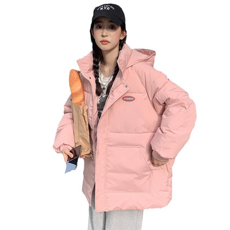 Down cotton jacket women's winter 2025 new thickened bread jacket Korean student jacket cotton jacket