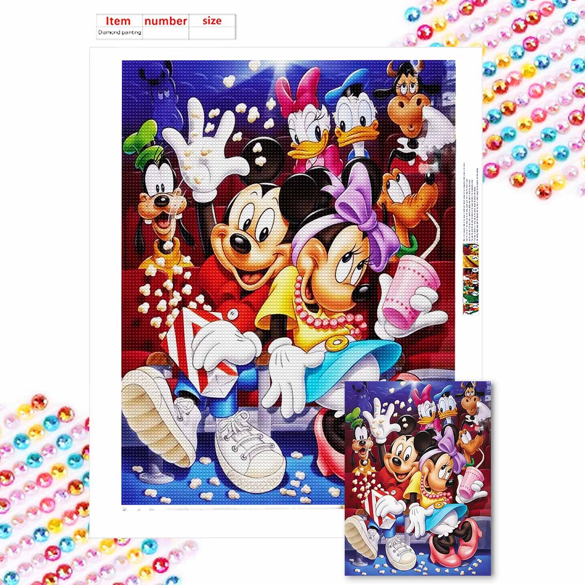 

Полная круглая алмазная живопись Счастливое семейное собрание Искусство Стразовая картина Мозаика Сделай сам 5D Вышивка крестом Домашнее украшение Round 20x30cm