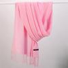 Fashion Tassels Women Scarf Shawls And Wraps Lady Designer Solid Female Hijab Stoles Long Pashmina Foulard Head Scarves