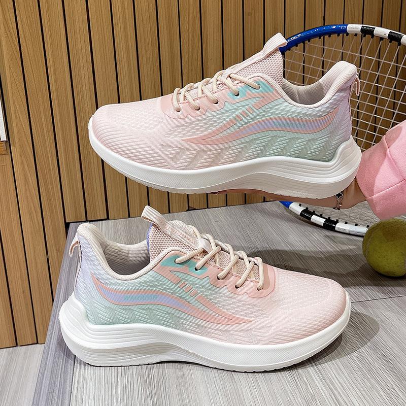 New Style of Breathable, Shock-absorbing and Soft-soled Running Women's Shoes