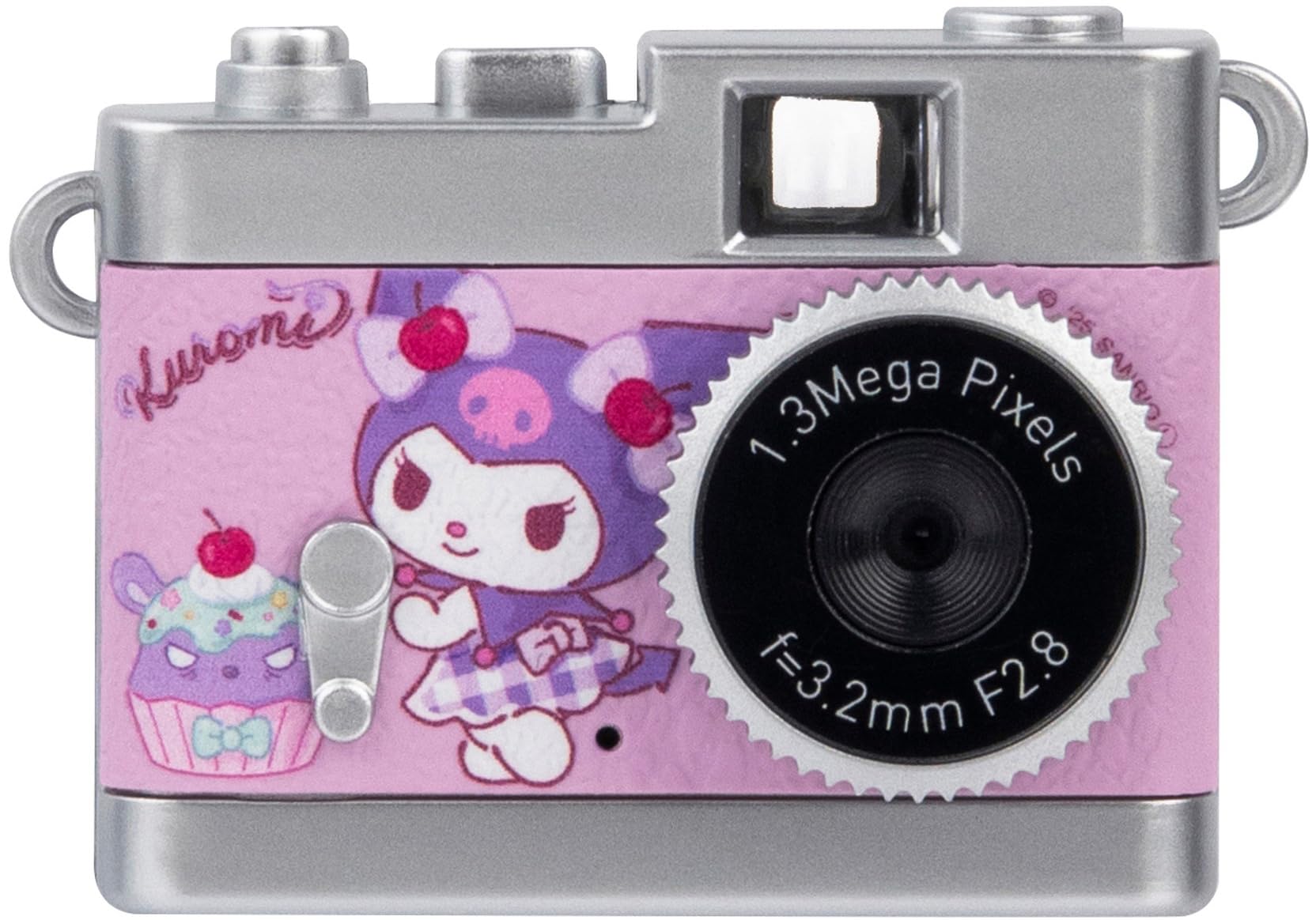 

Kenko Digital Toy Sanrio Characters Sweets Photo and Video MicroSD Card 481080 Camera, Kuromi, 1.31 Megapixels, Recording, Slot, фіолетовий