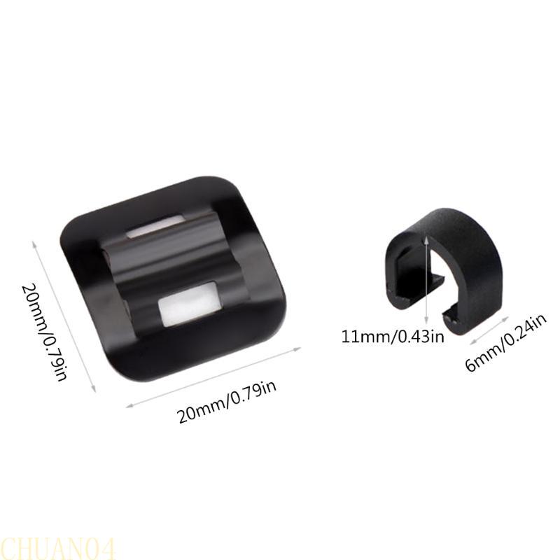 A1A2 5/10set Plastic Bike Cable Base Guide Bicycles Brake Cable Line Fixed Base