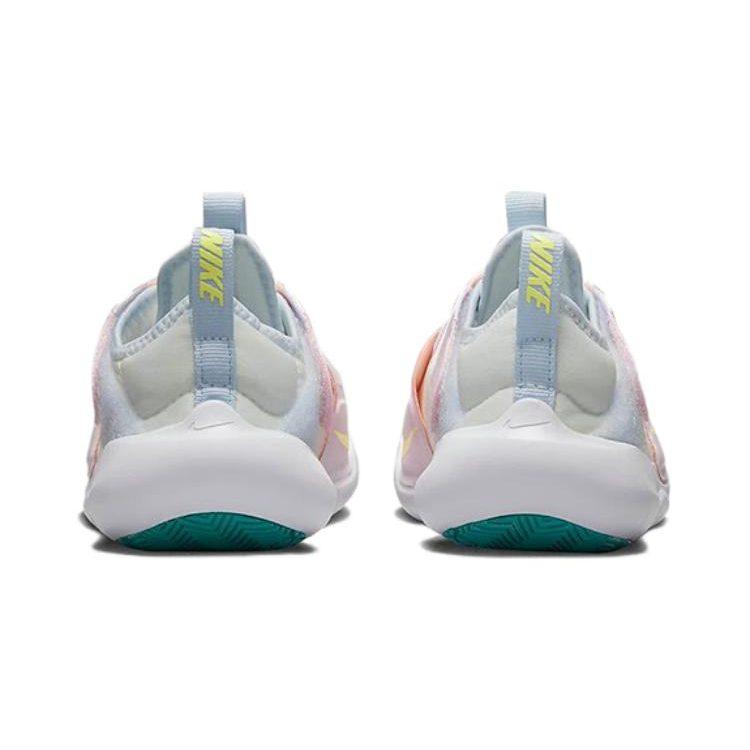 Nike Flex Advance PS Abrasion Resistant Low top Running Shoes Blue Pink White Children Aged 3 7 Years Old CZ0186-100