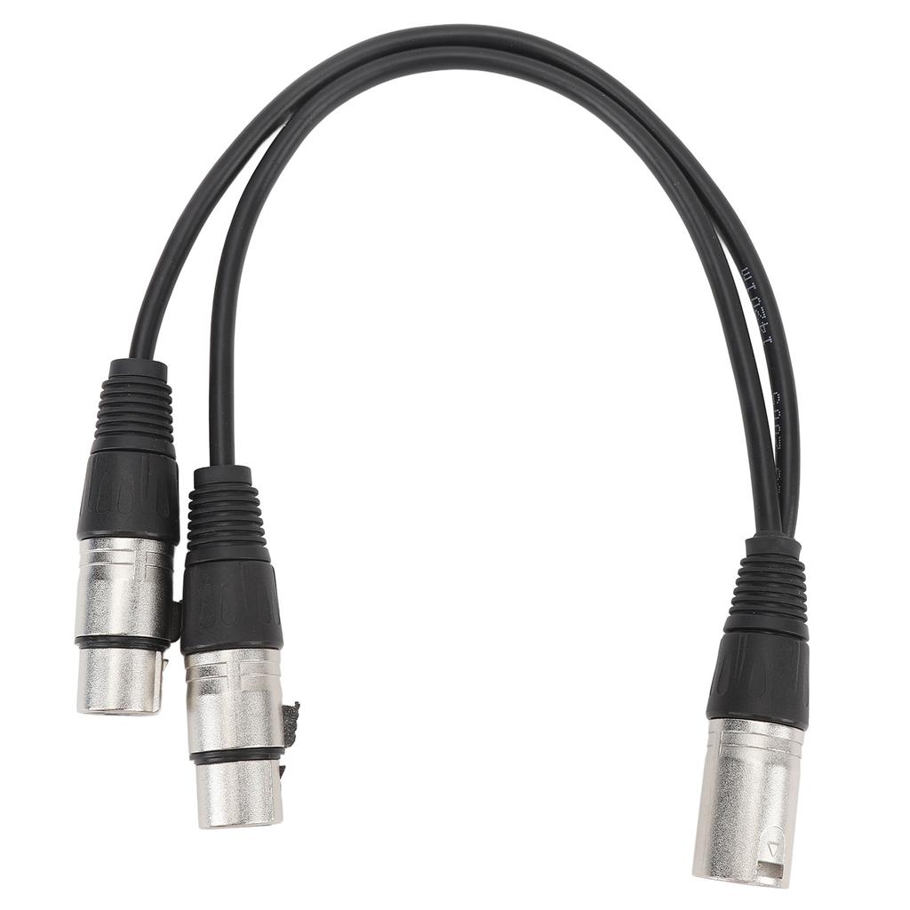 XLR Male to Dual XLR Female Cable XLR Y Splitter Cable Dual Female XLR to Male XLR Mic Combiner Y