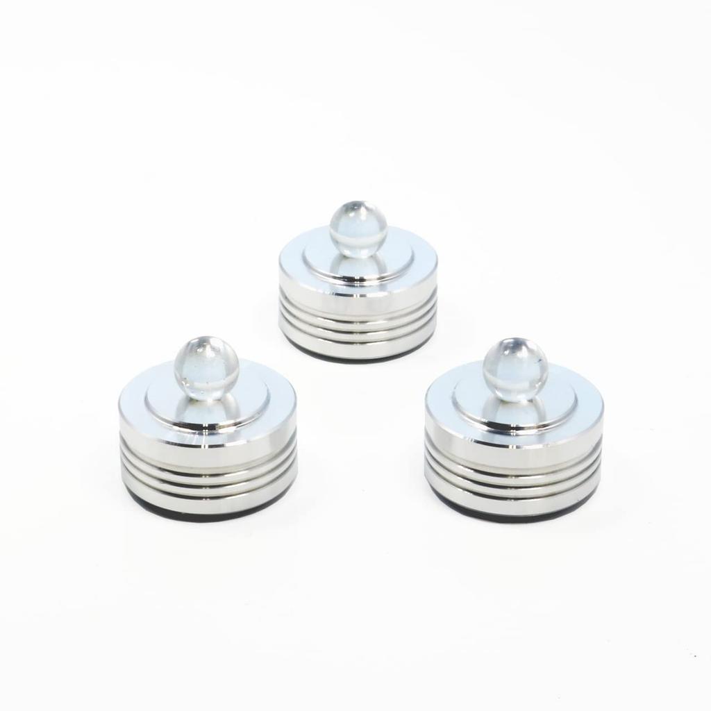 Aluminum Machined Insulator Set of 6 with Cork and 2 Types of Balls Suitable for both freestanding and Custom-made 20×10mm Anti-Slip Rings, Anti-Slip