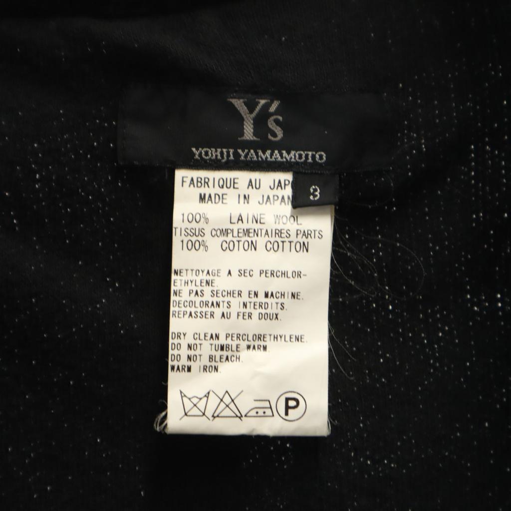 Y's Made In Japan Long Sleeve Cardigan 3 Black Women Used