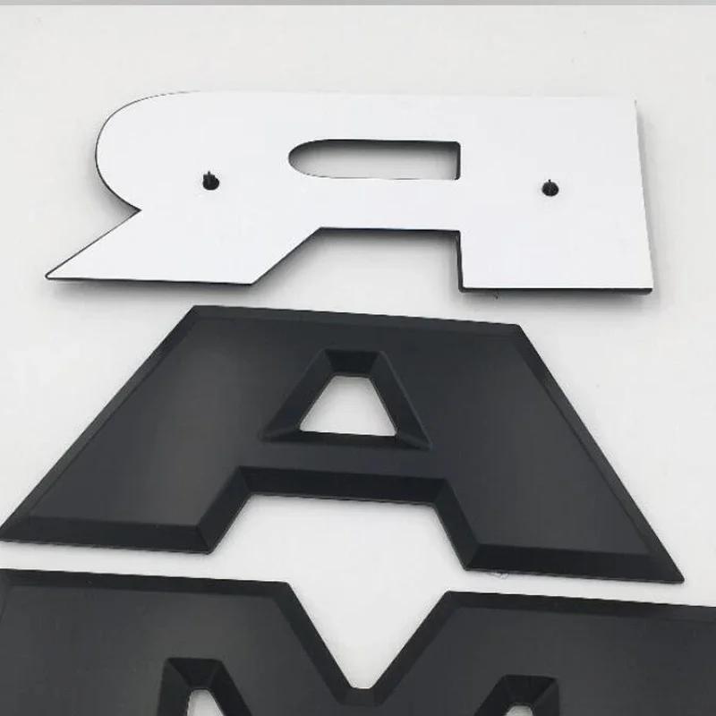 3D ABS Car Rear Tail Trunk Emblem Badge Sticker Decals RAM 1500 2500 3500 2021 2020 2019 2018 2017 Car Accessories