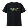 Anxiety Is My Cardio T Shirt Funny Mental Health Counselor For Her Jersey Vintage Washed Fashion Soft Homme Graphic Stylish