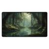 Playmat Tcg Mtg Mouse Pad Large Size Pad Green Forest Suitable For Card Collection Game Computer Desk Pad