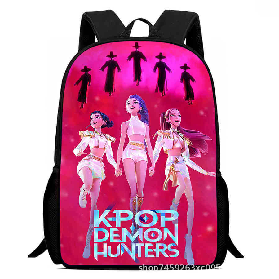Kpop Witch Hunter Group Schoolbag High Definition Printing Casual Light Backpack Primary School