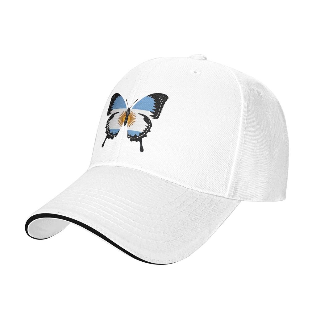 Flag Butterfly Argentina Casual Baseball Cap Hiking Fishing Trucker Hat Summer Sun Visor Couple Women Yk Cute Snapback Cap