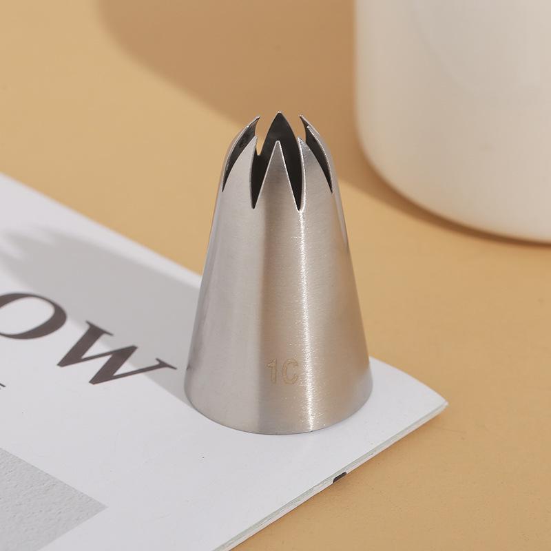 304 Stainless Steel Large Piping Tips Set: 1B & 1C for Cookie & Rose Designs, Cream Cake Baking DIY Tools