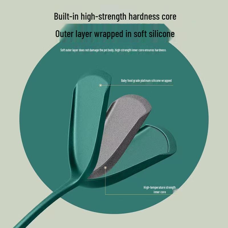 Food-Grade Silicone Spatula Set for Non-Stick Pans