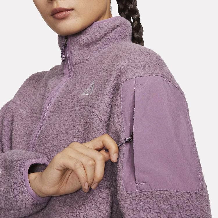 New Nike Velvet Jackets Women's Violet FB8007-536